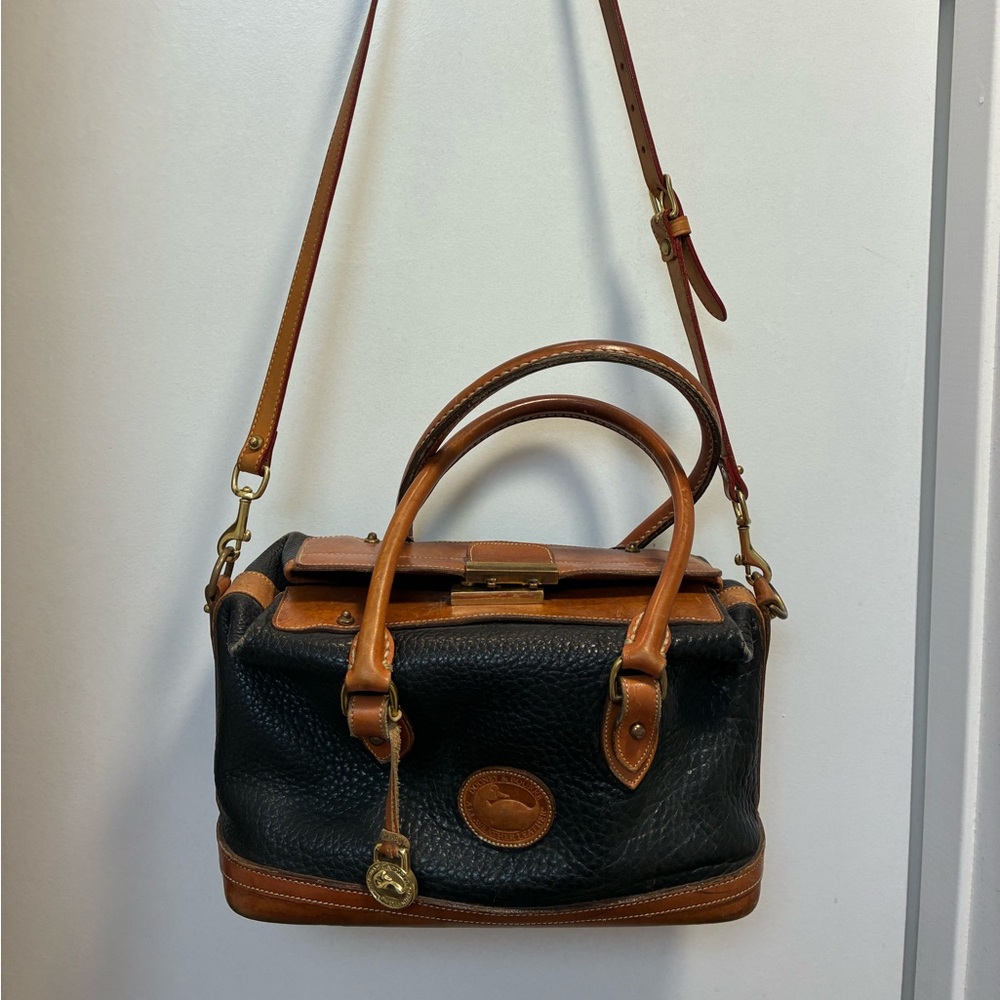 Dooney & Bourke Tan Leather Doctor Bag